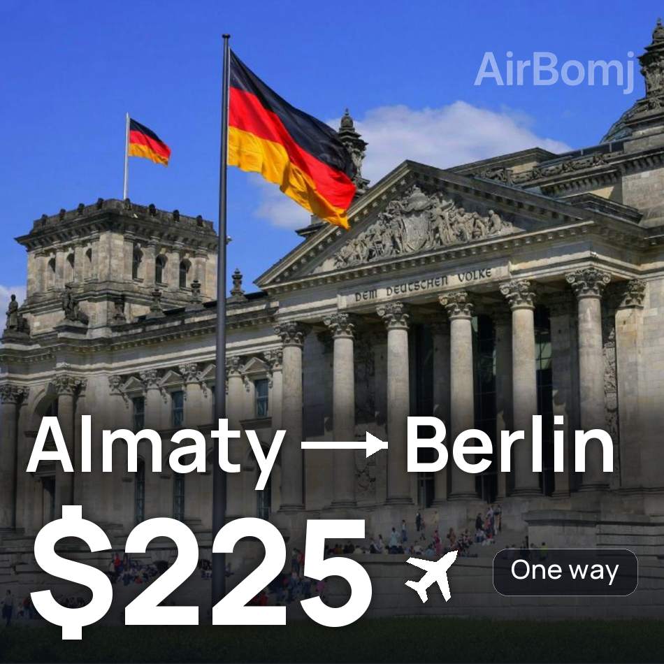 Flugticket: Almaty — Berlin, $225