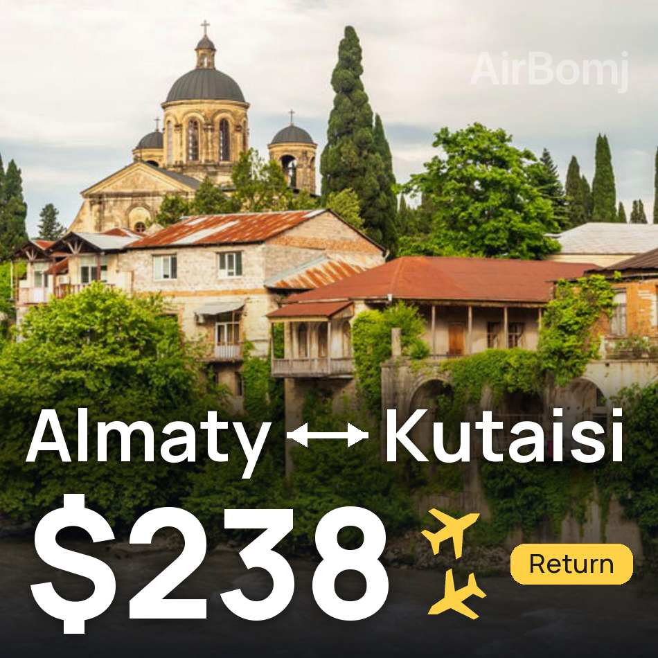 Flugticket: Almaty — Kutaissi, $238