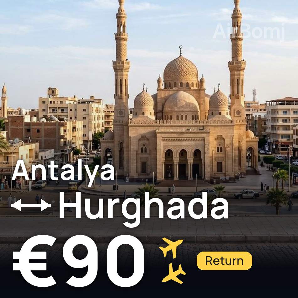Bilet de avion: Antalya — Hurghada, €90
