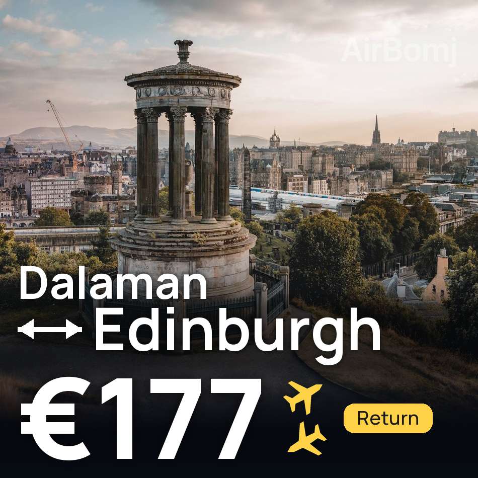Bilet de avion: Dalaman — Edinburgh, €177
