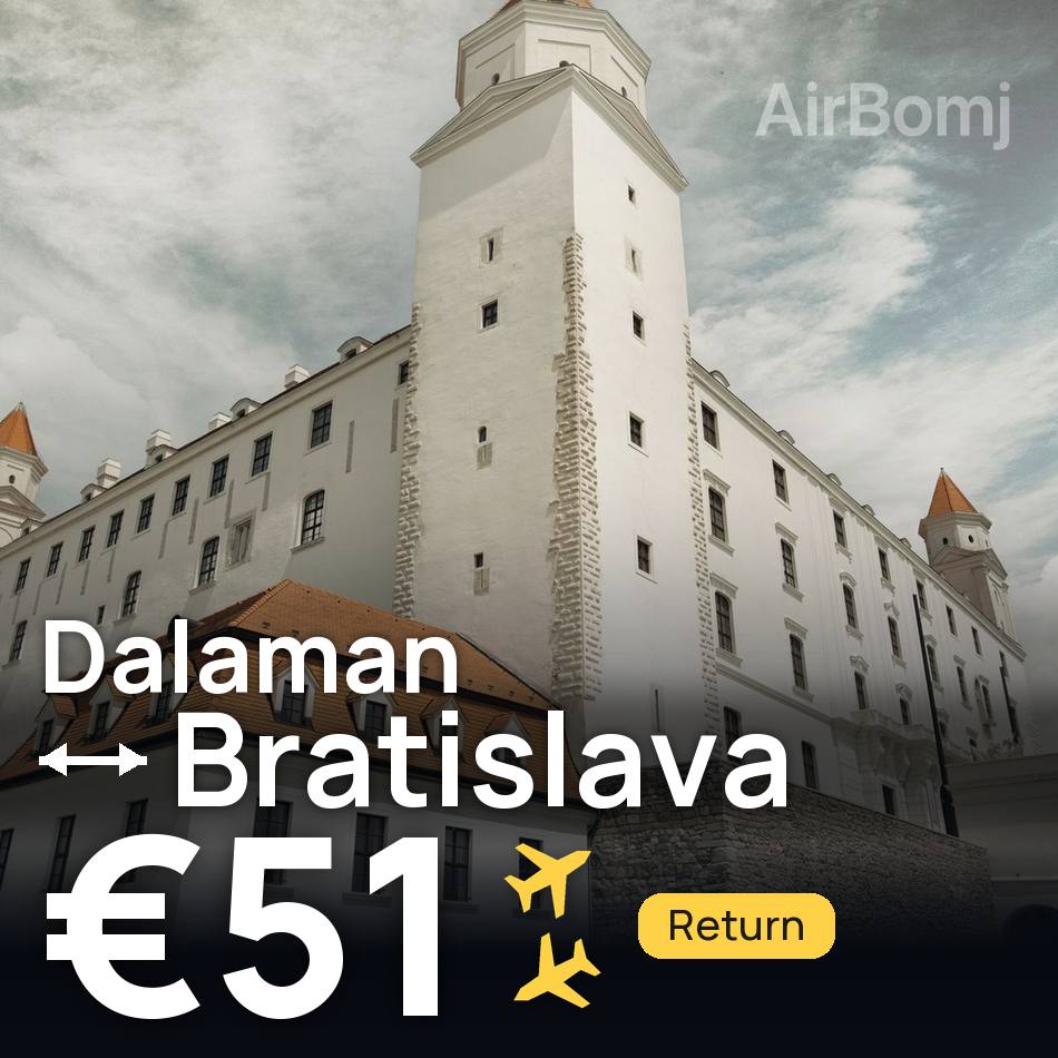 Bilet de avion: Dalaman — Bratislava, €51