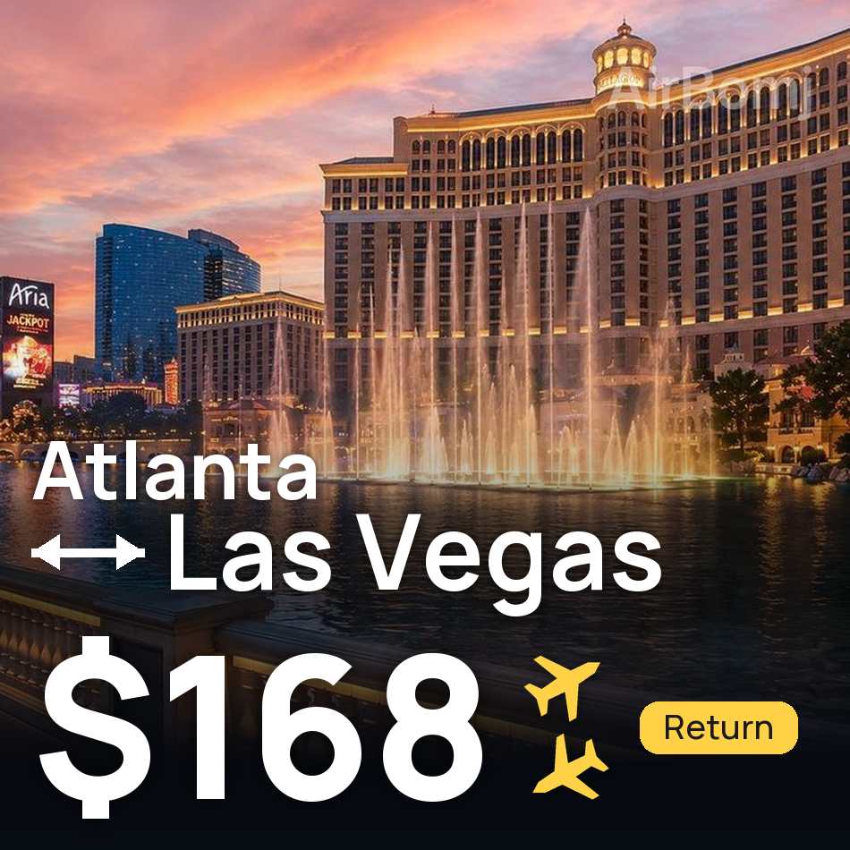 Bilet de avion: Atlanta — Las Vegas, $168
