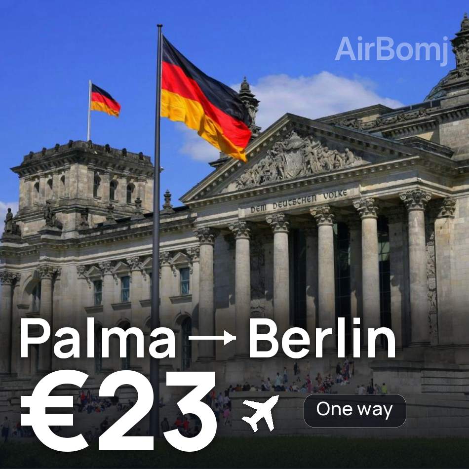 Flugticket: Palma de Mallorca — Berlin, €23