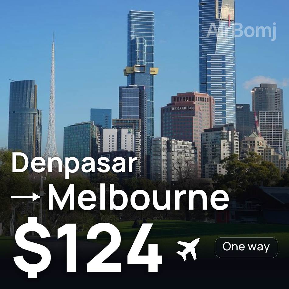 Bilet de avion: Denpasar (Bali) — Melbourne, $124