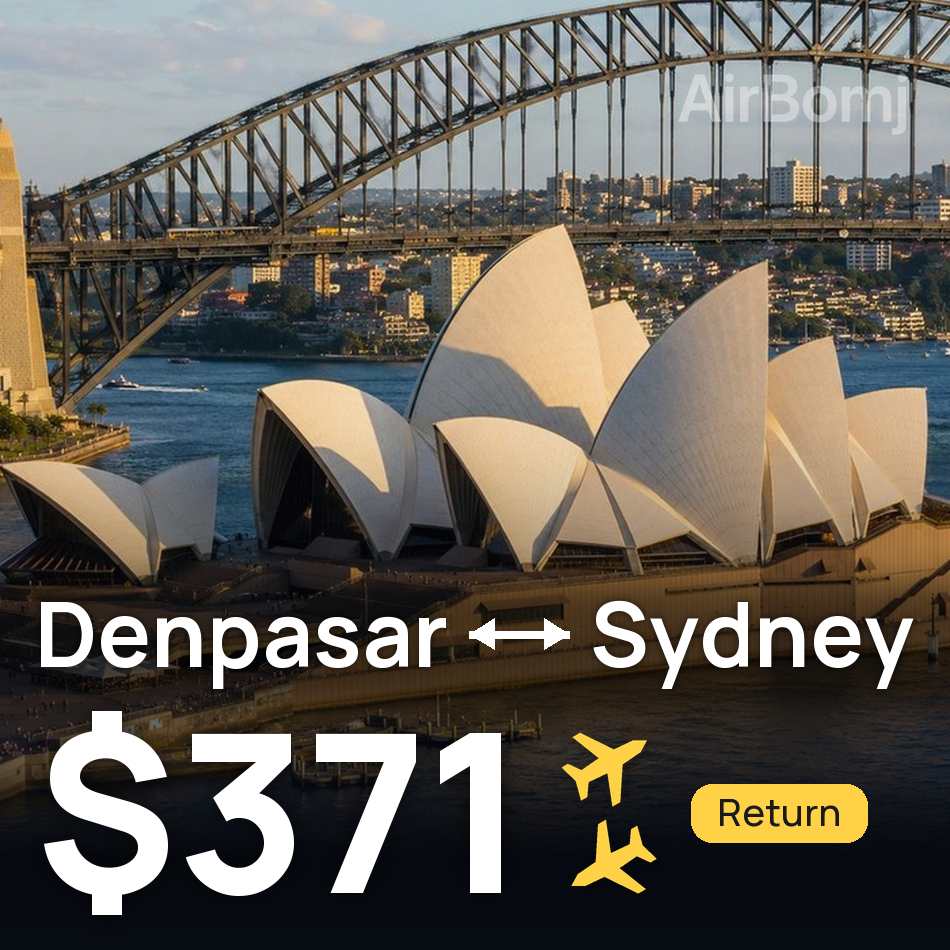 Bilet de avion: Denpasar (Bali) — Sydney, $371