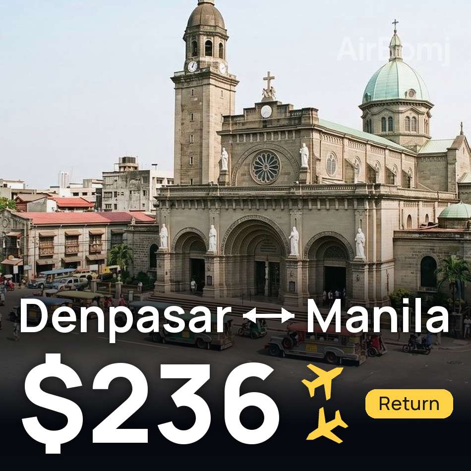 Bilet de avion: Denpasar (Bali) — Manila, $236