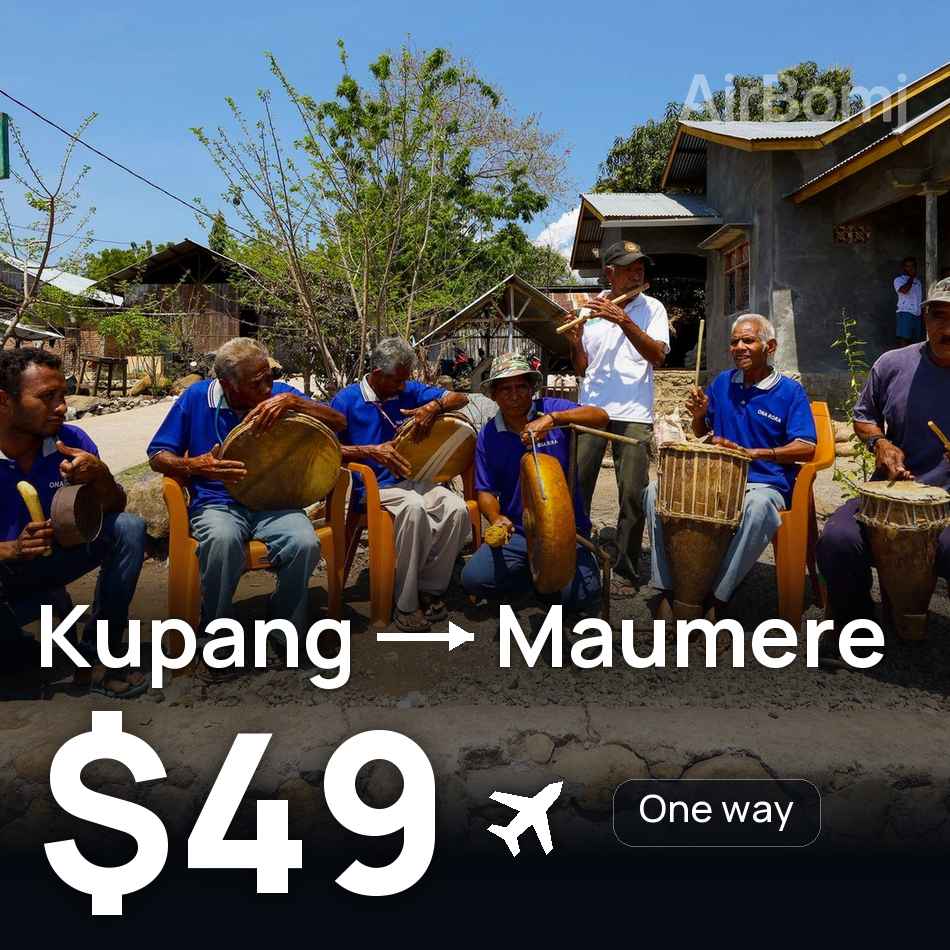 Bilet de avion: Kupang — Maumere, $49