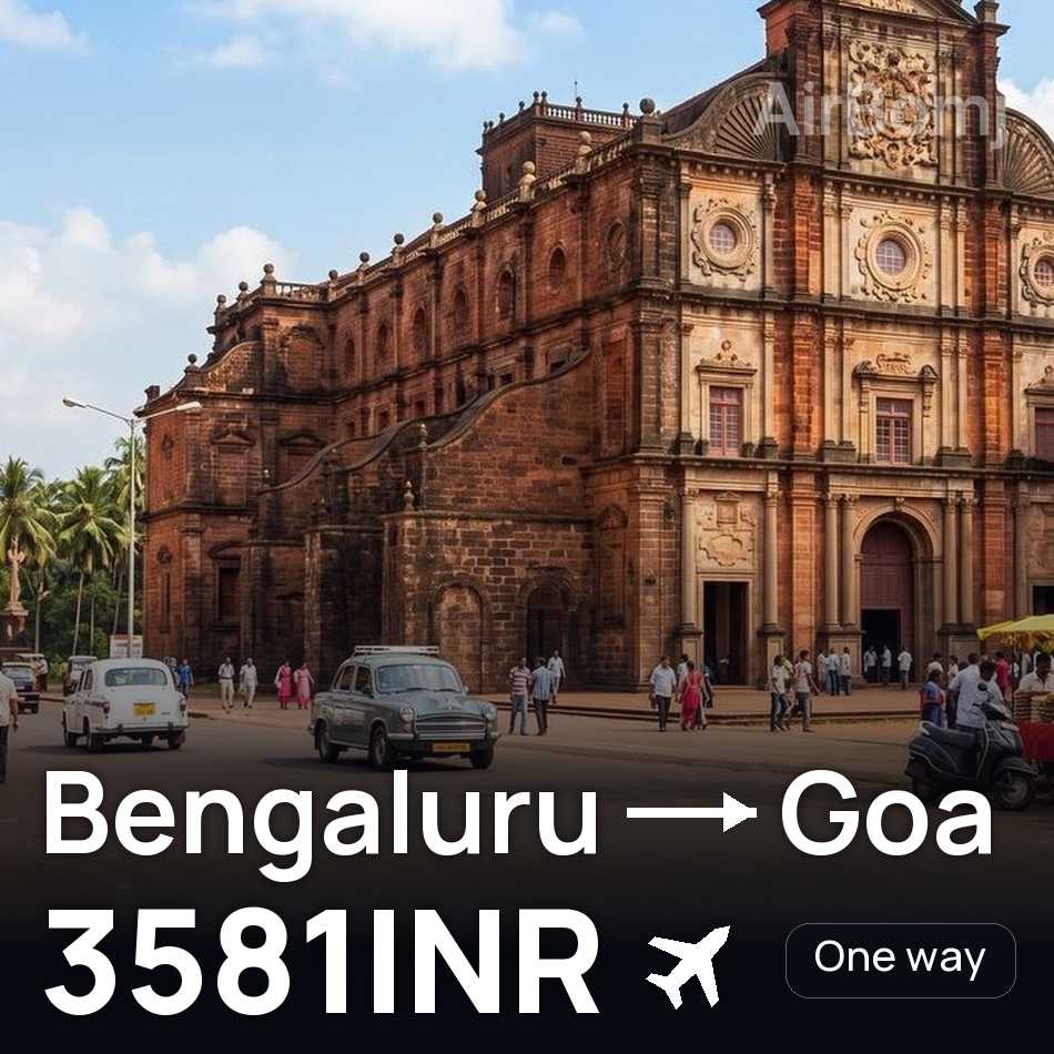 Flugticket: Bengaluru — Goa, 3581INR