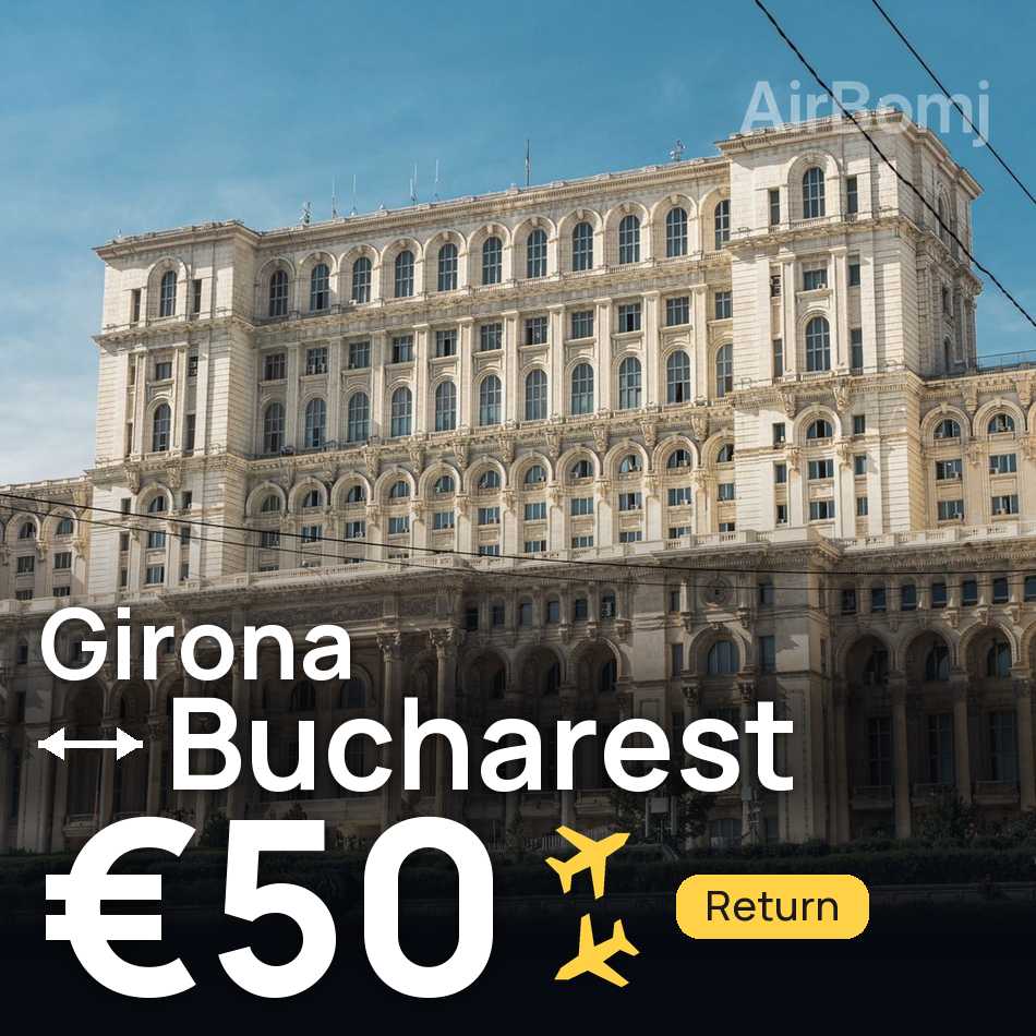 Flugticket: Gerona — Bukarest, €50
