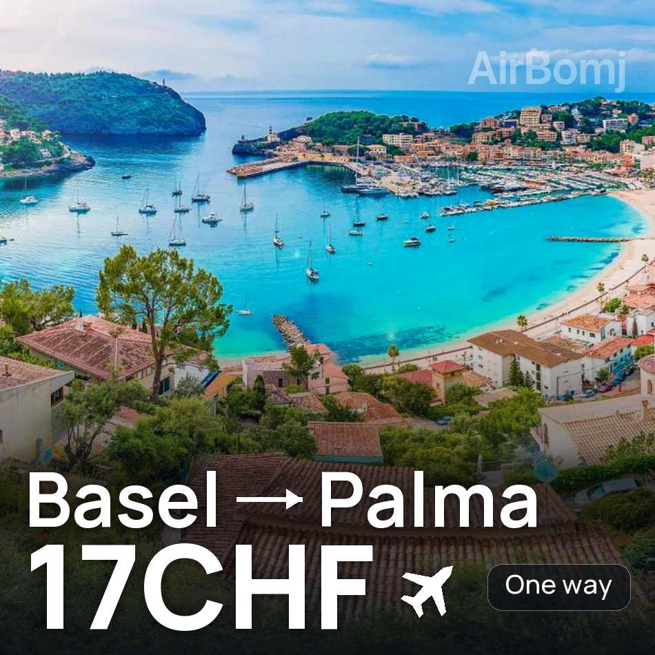 تذكرة طيران: بازل — بالما مايوركا، 17CHF