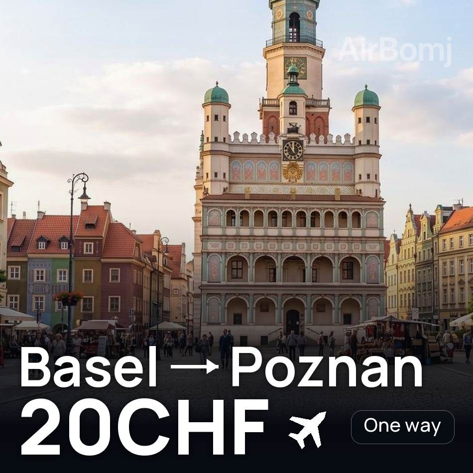 تذكرة طيران: بازل — بوزنان، 20CHF