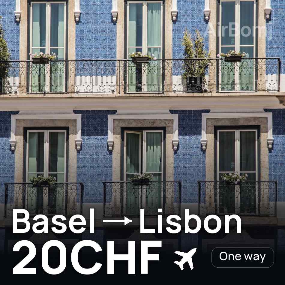 تذكرة طيران: بازل — لشبونه، 20CHF