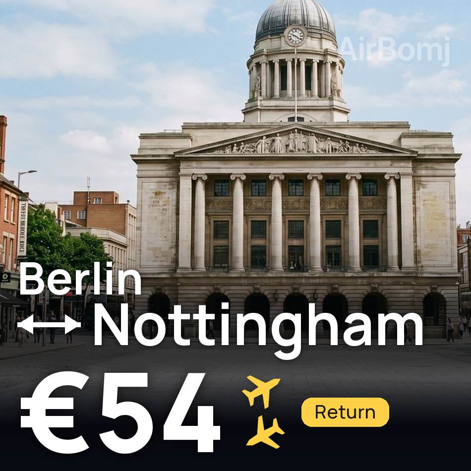 تذكرة طيران: برلين — ليسترشير، €54