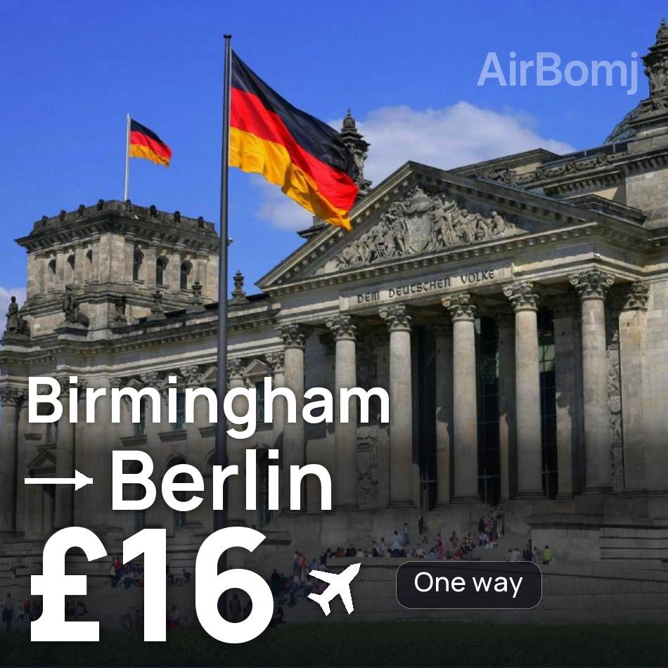Bilet de avion: Birmingham — Berlin, £16