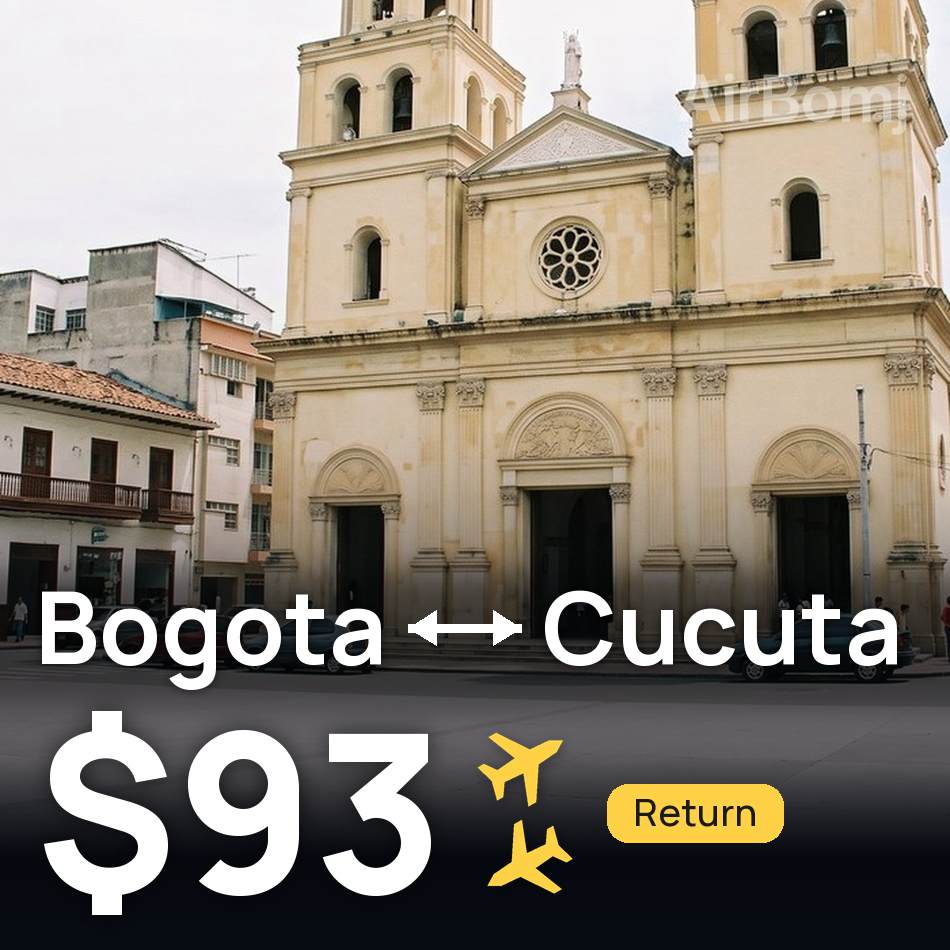 Biglietto aereo: Bogotá — Cúcuta, $93