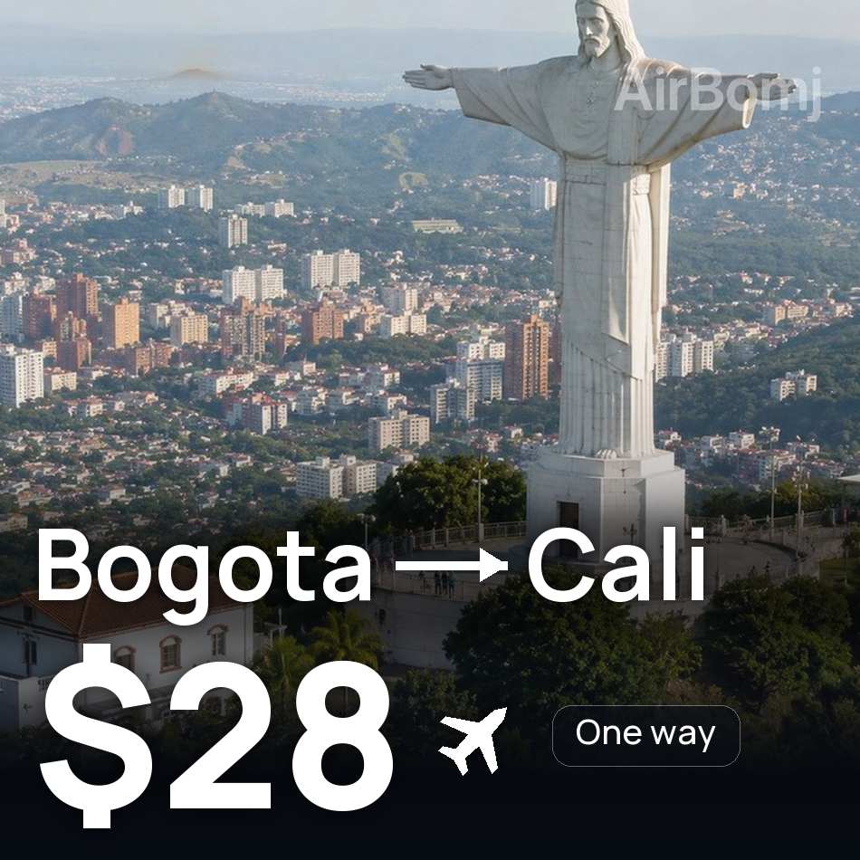 Tiket pesawat: Bogota — Cali, $28