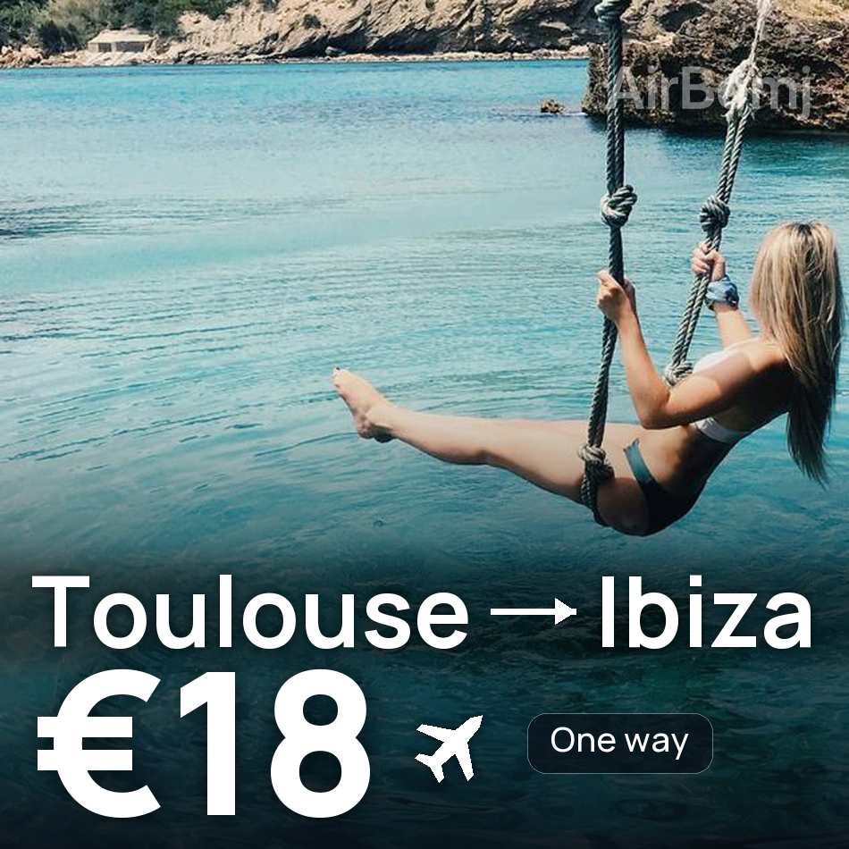 Bilet de avion: Toulouse — Ibiza, €18