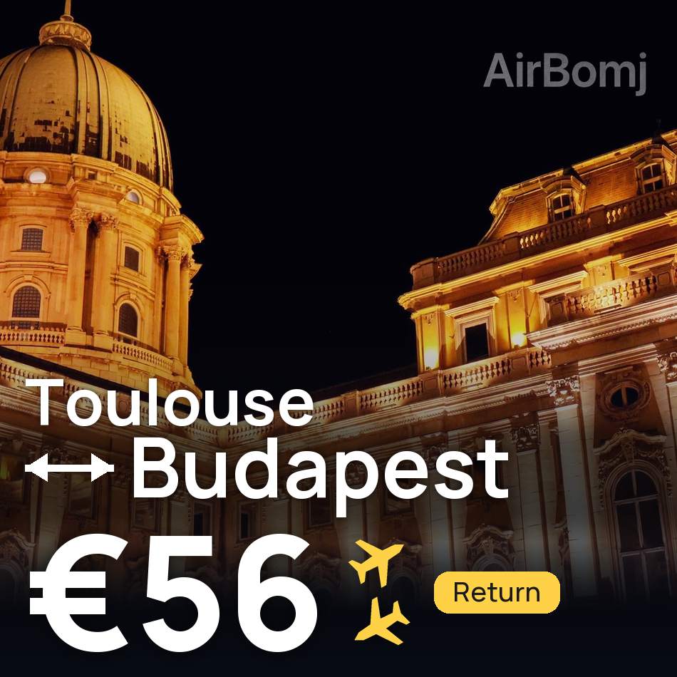 Bilet de avion: Toulouse — Budapest, €56