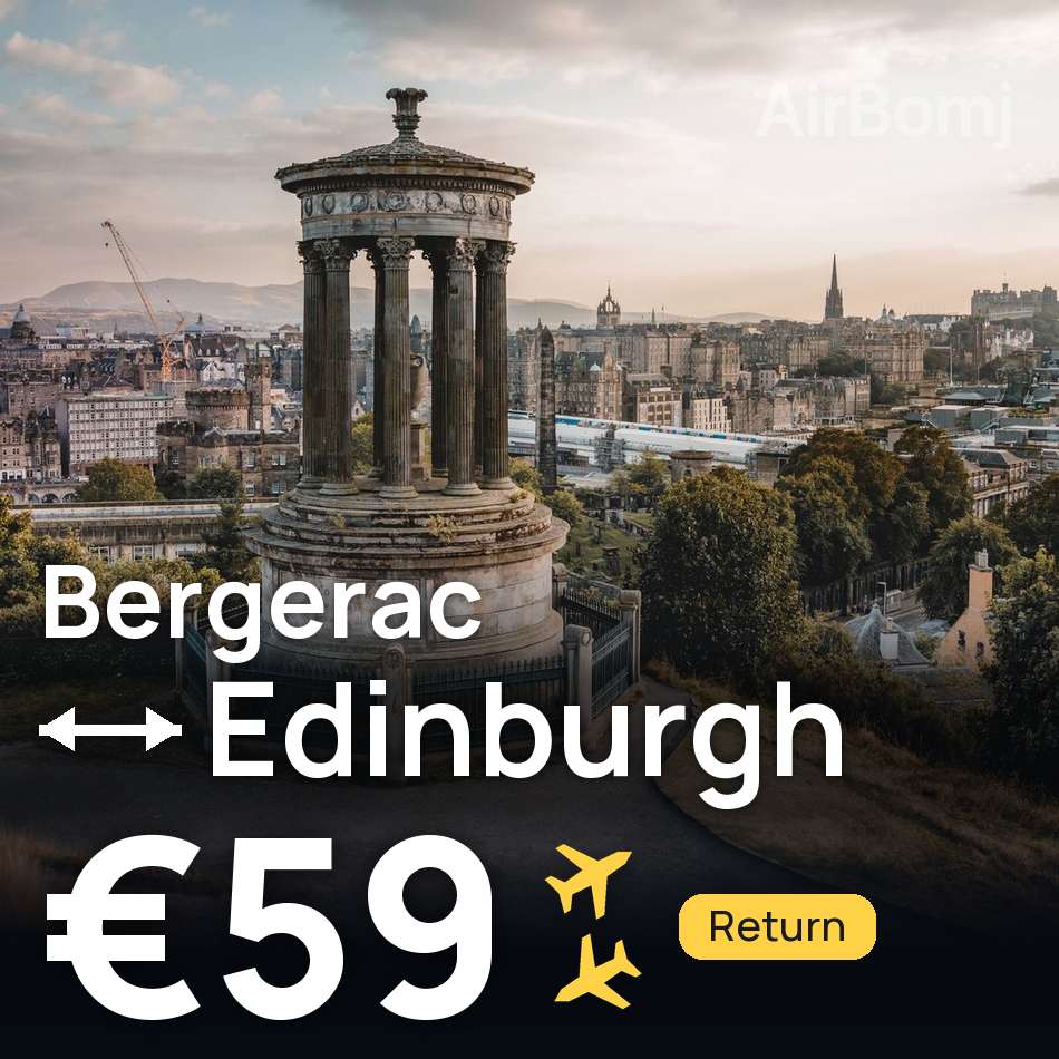 Bilet de avion: Bergerac — Edinburgh, €59