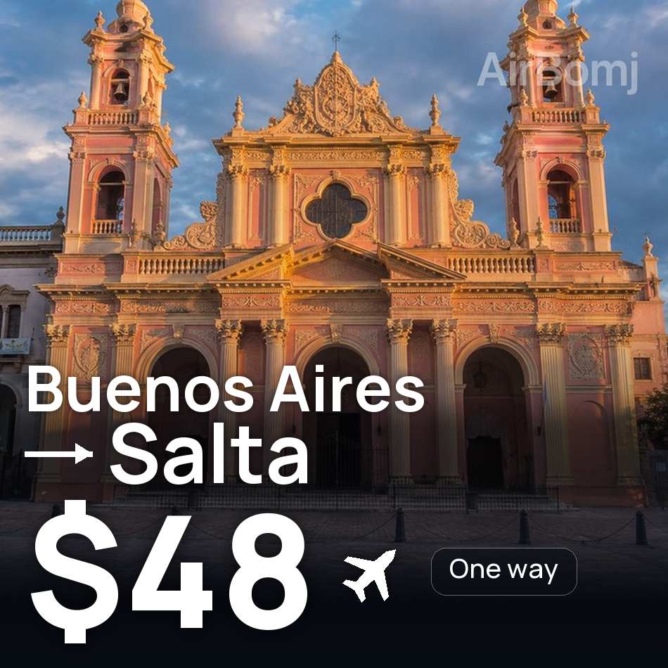Biglietto aereo: Buenos Aires — Salta, $48