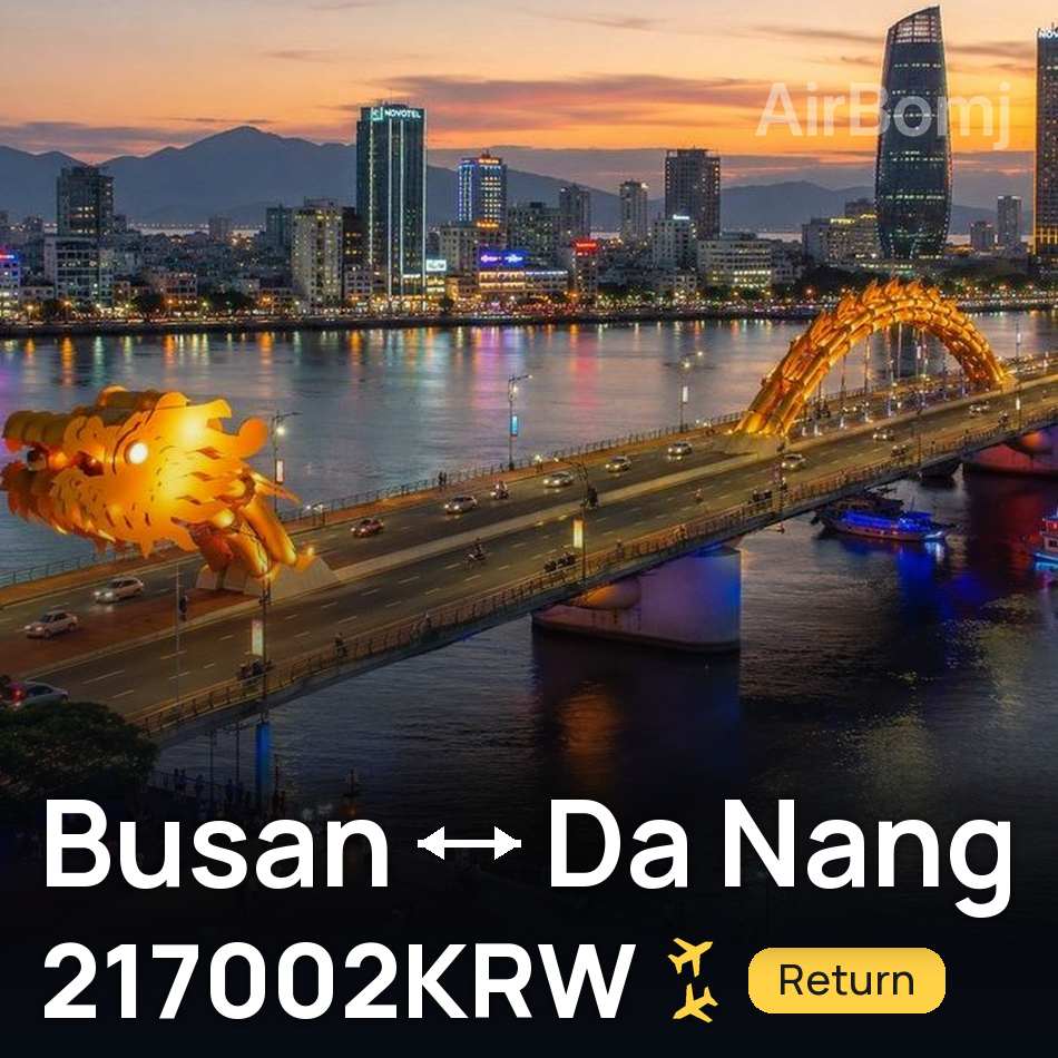 Biglietto aereo: Busan — Da Nang, 217002KRW