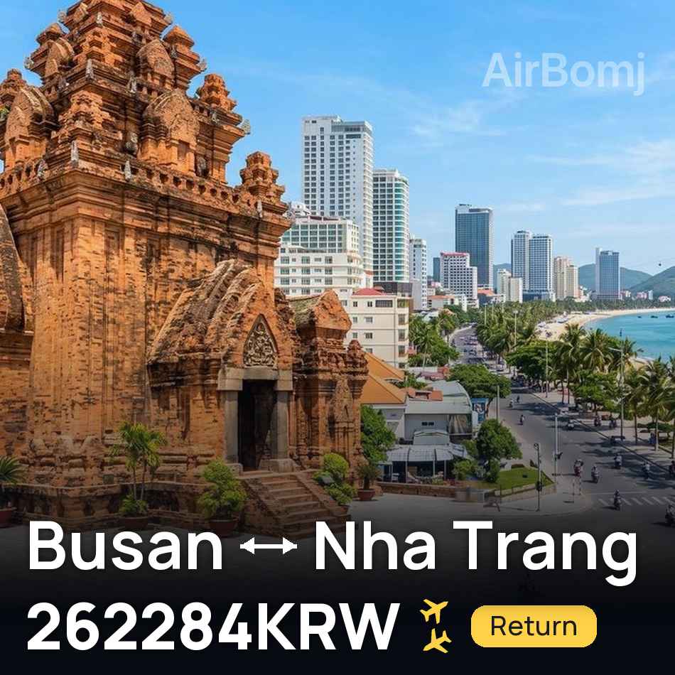 Biglietto aereo: Busan — Nha Trang, 262284KRW