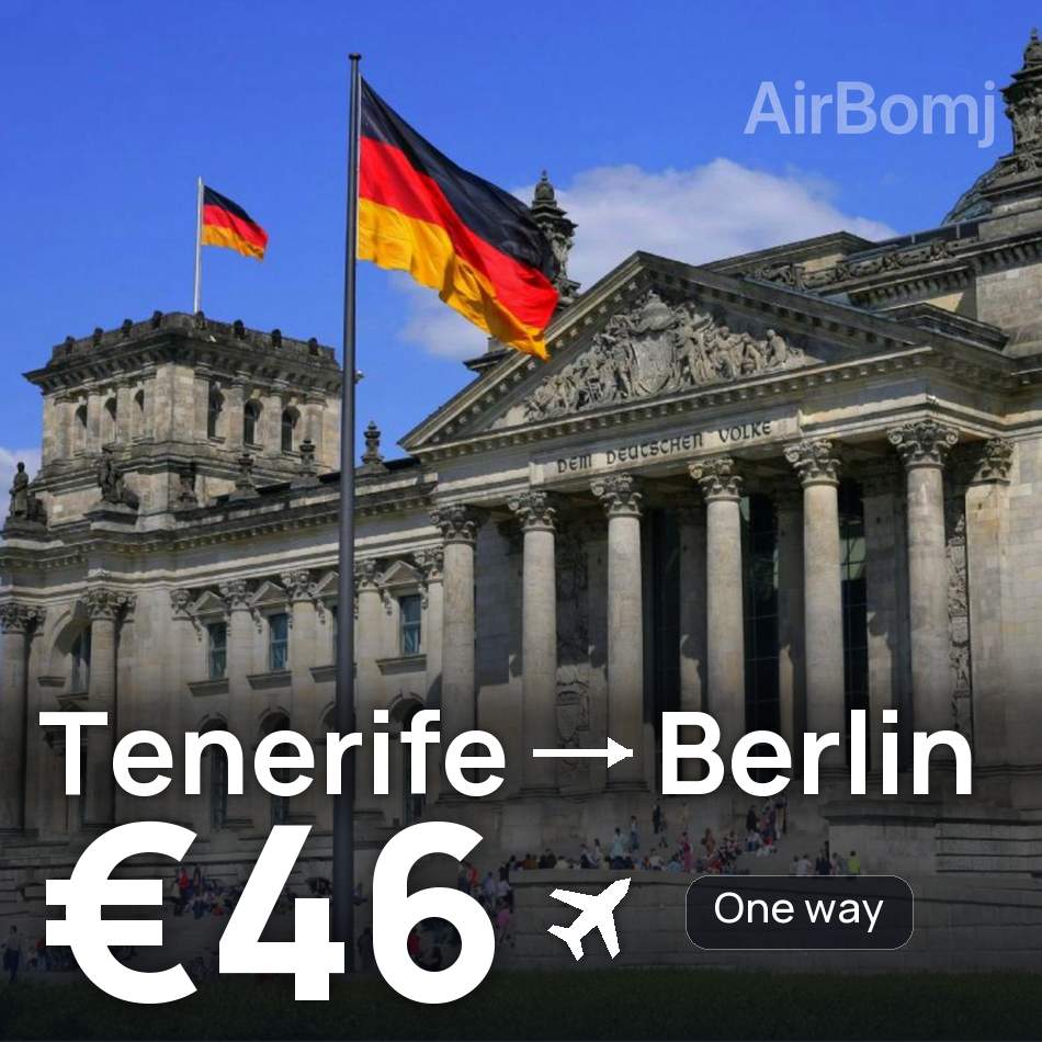 Biglietto aereo: Tenerife — Berlino, €46