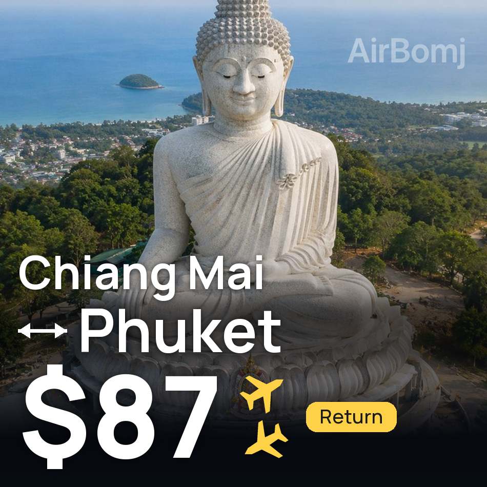 Bilet de avion: Chiang Mai — Phuket, $87