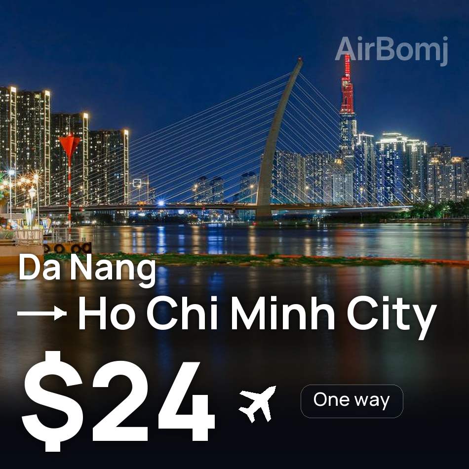 Bilet de avion: Da Nang — Ho Chi Minh City, $24