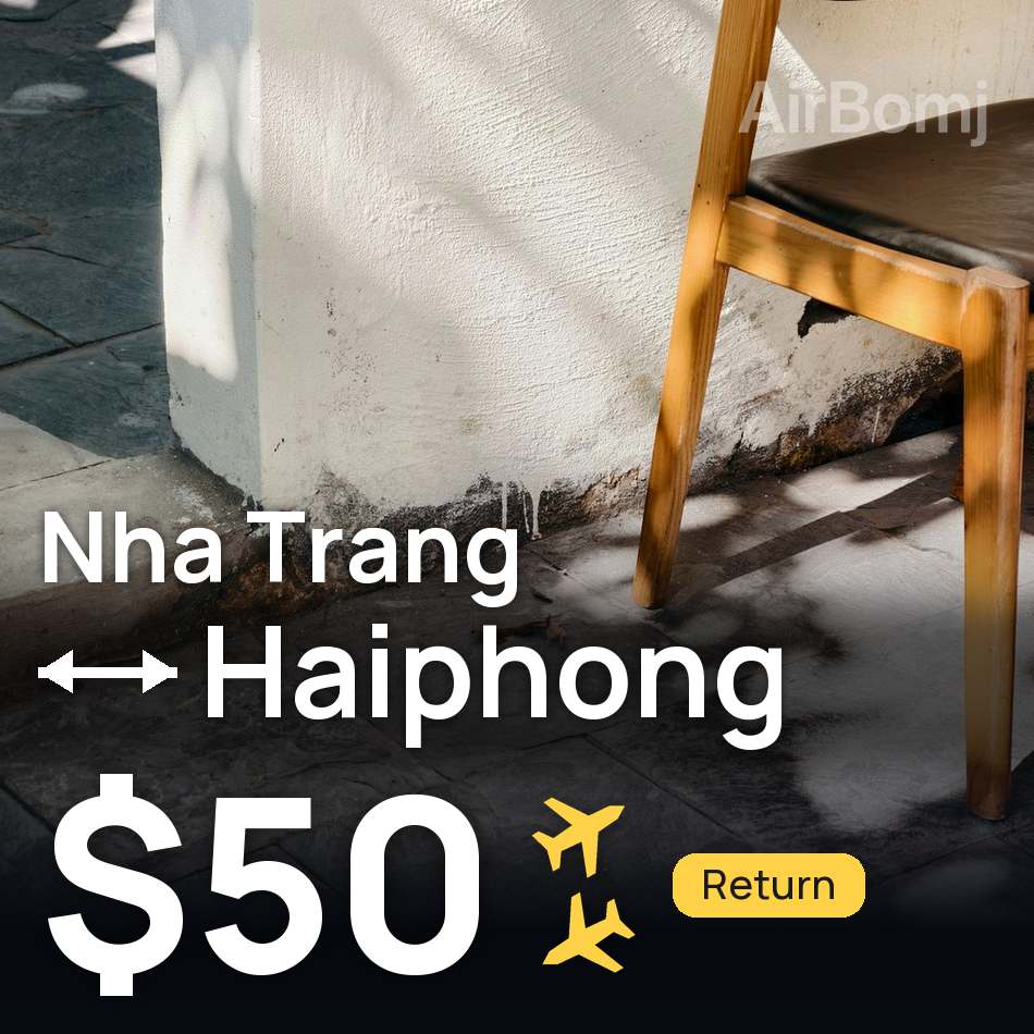 Bilet de avion: Nha Trang — Haiphong, $50