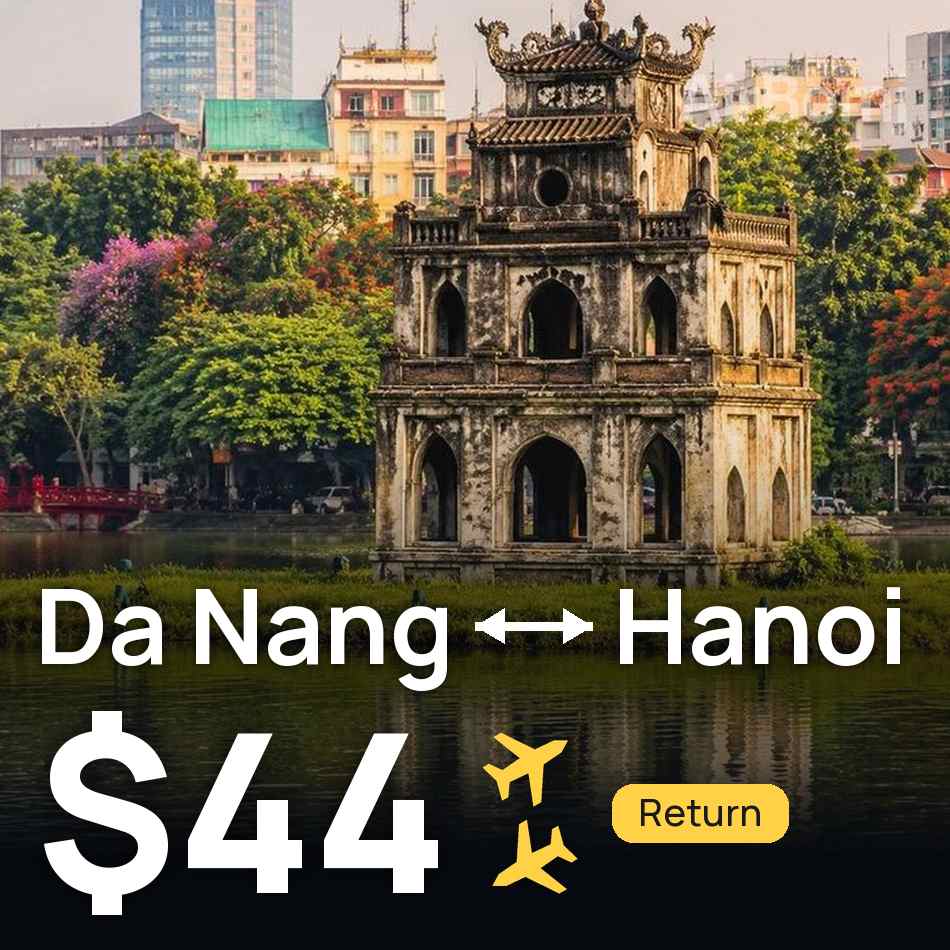 Bilet de avion: Da Nang — Hanoi, $44
