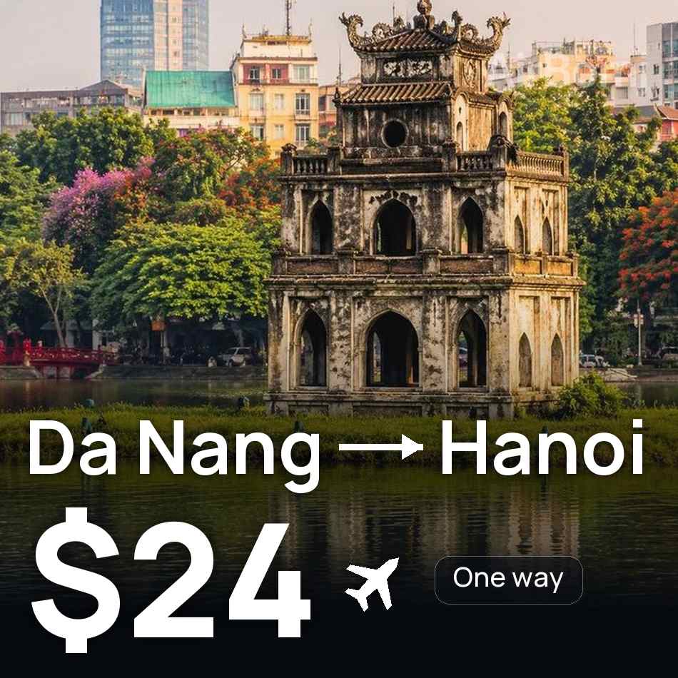Bilet de avion: Da Nang — Hanoi, $24