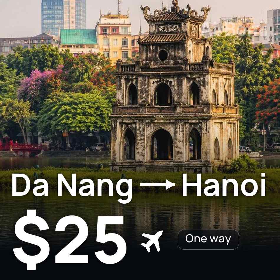 Biglietto aereo: Da Nang — Hanoi, $25