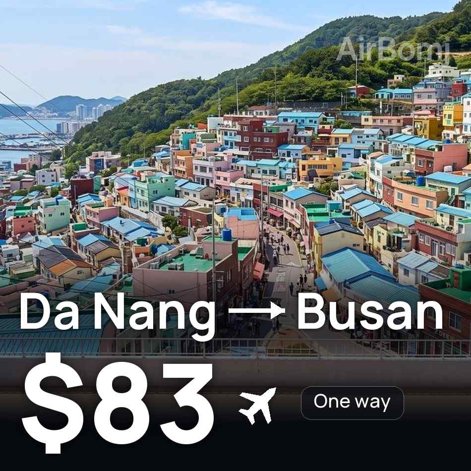 Bilet de avion: Da Nang — Busan, $83