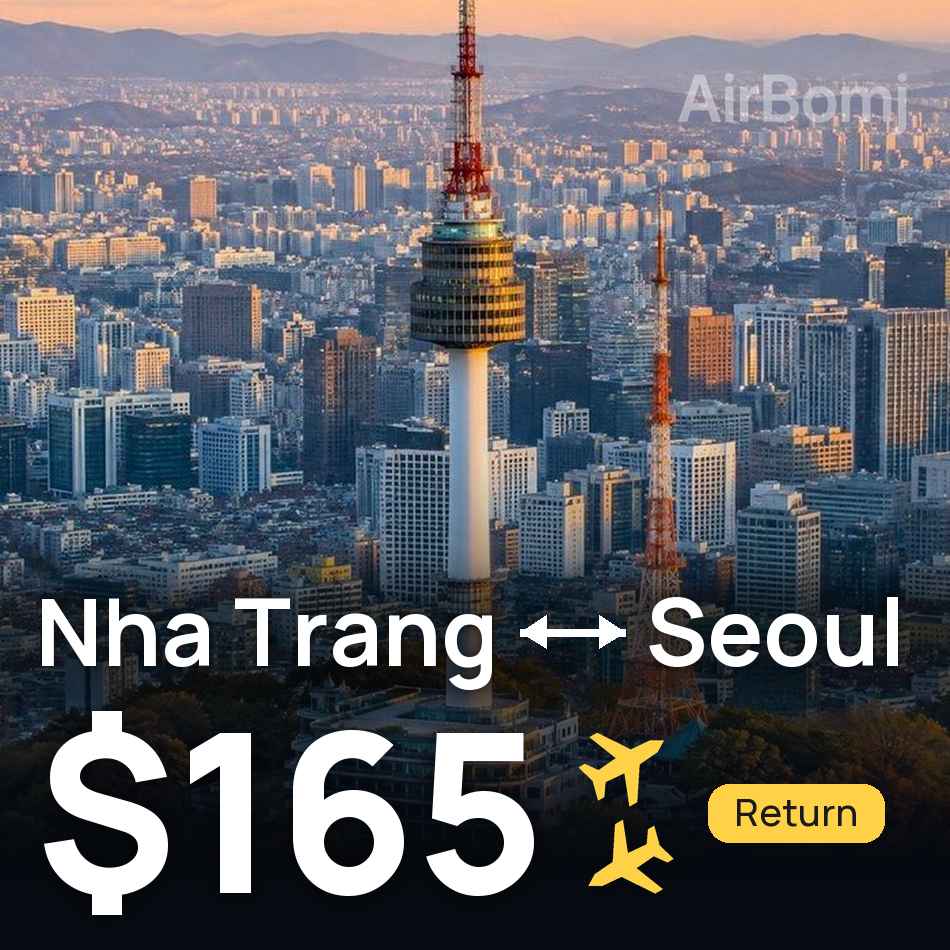 Bilet de avion: Nha Trang — Seoul, $165