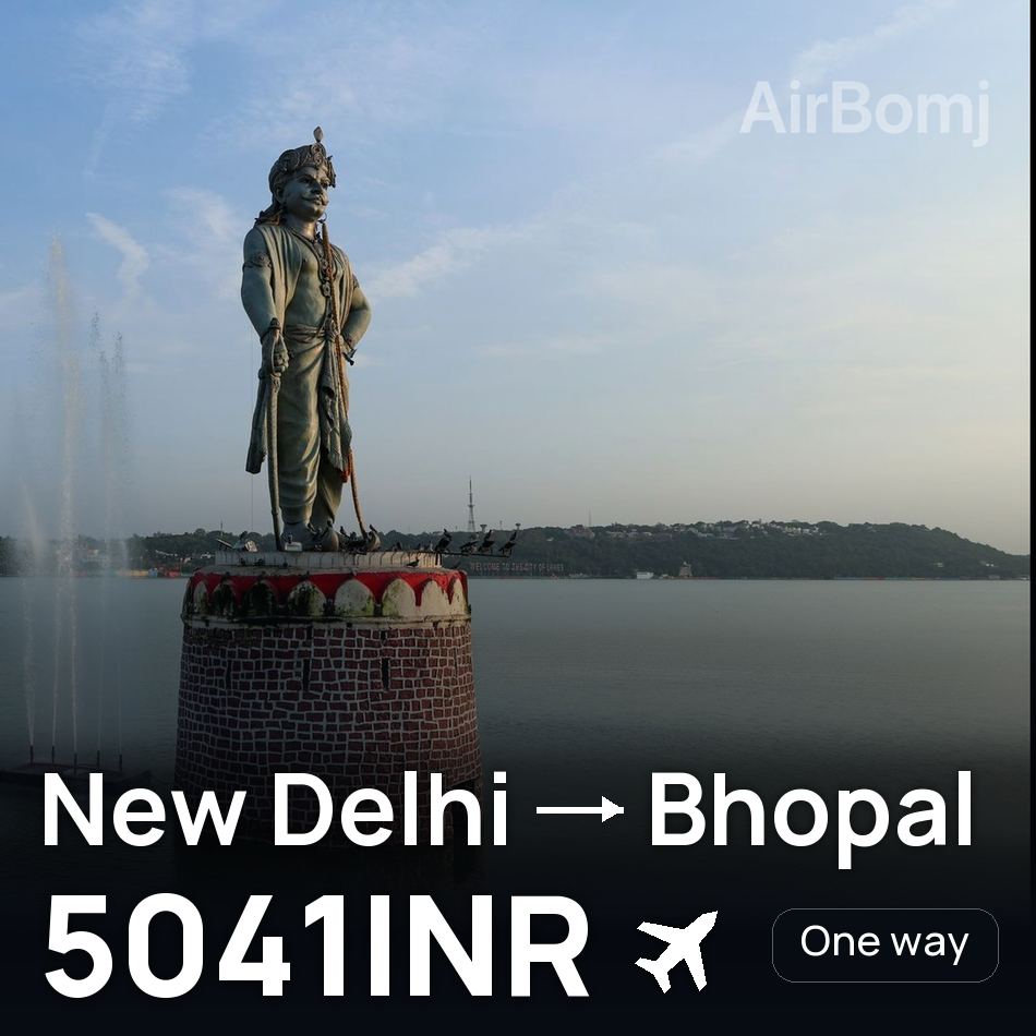 Bilet de avion: New Delhi — Bhopal, 5041INR