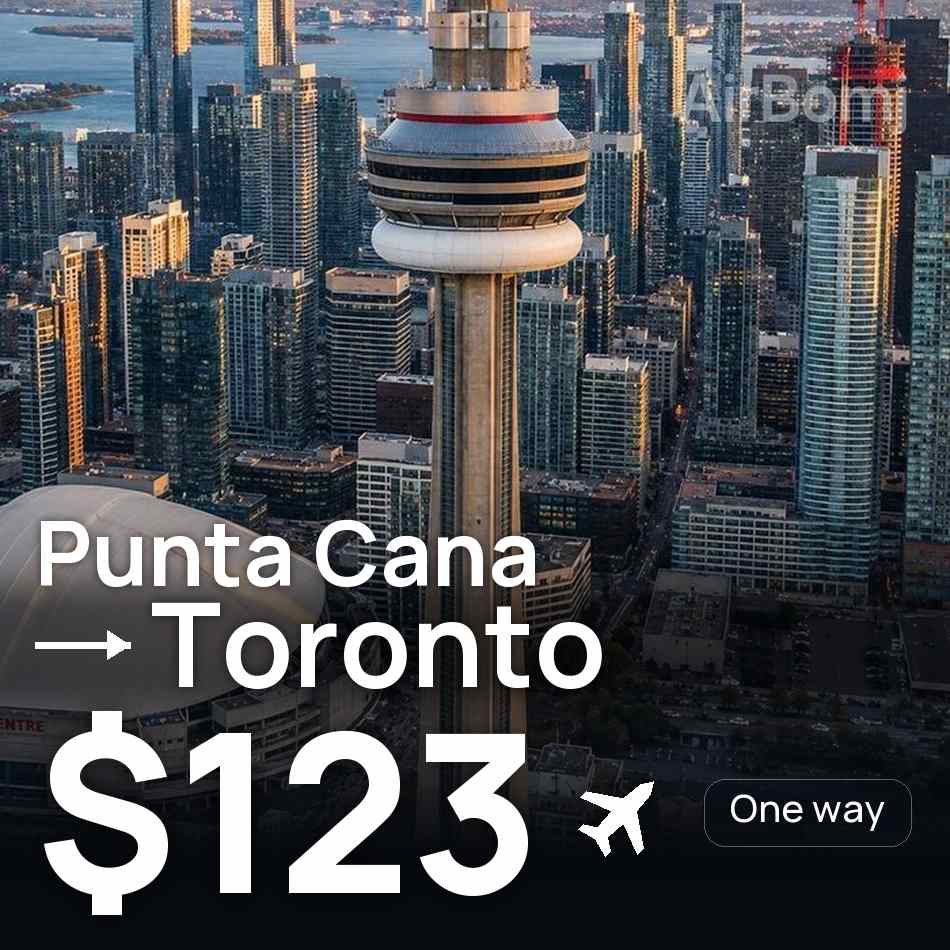 Biglietto aereo: Punta Cana — Toronto, $123