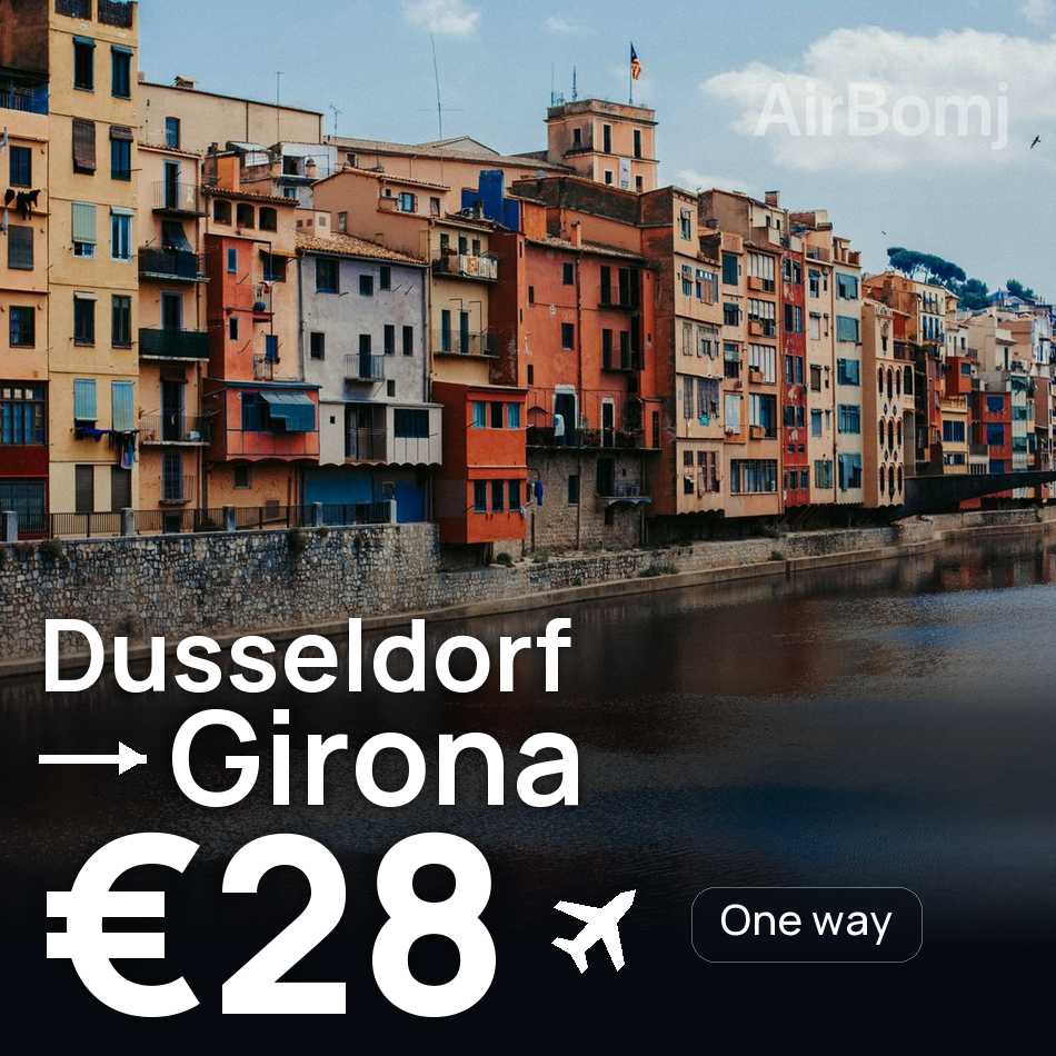 Flugticket: Düsseldorf — Gerona, €28
