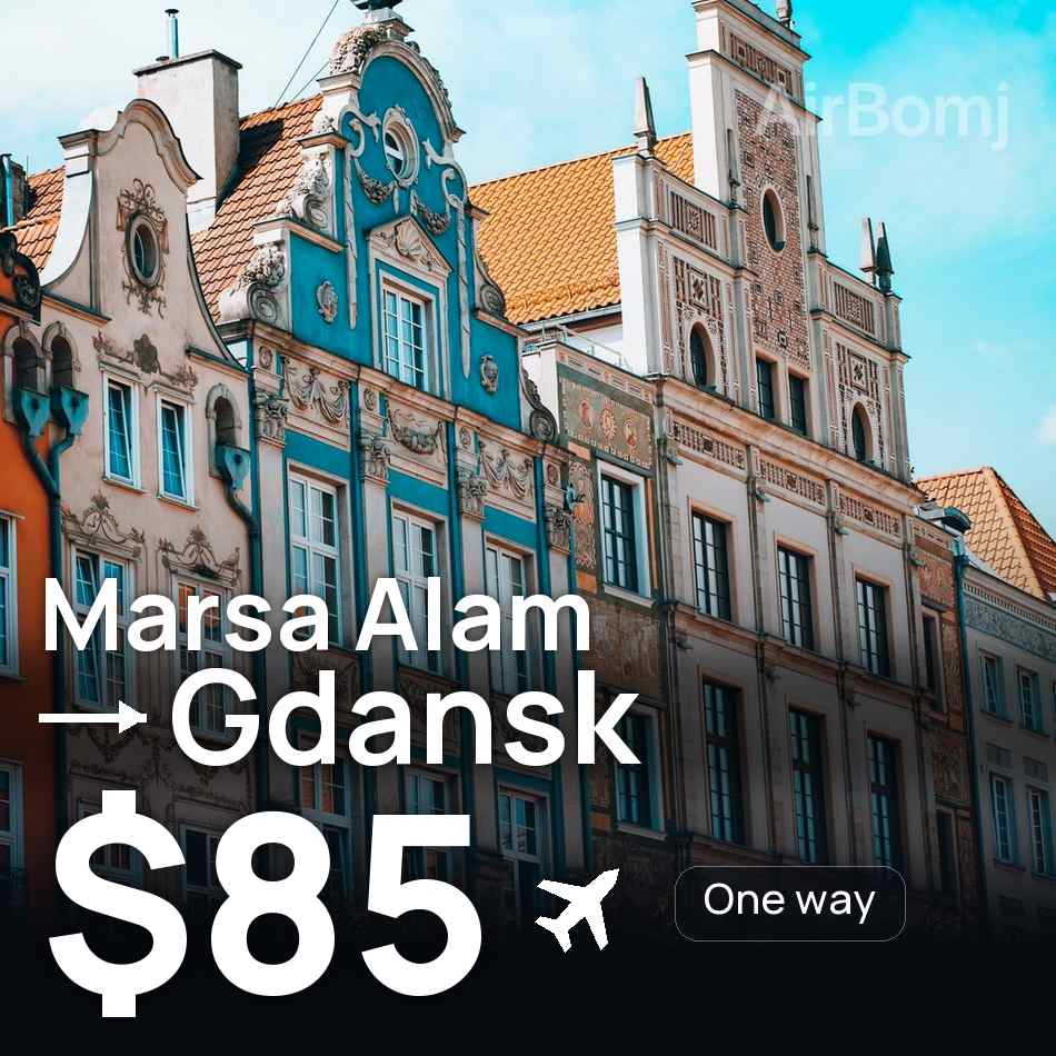 Flugticket: Marsa Alam — Danzig, $85