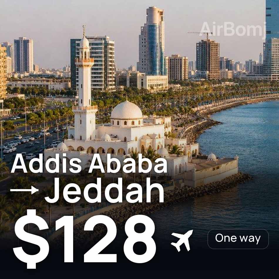 Biglietto aereo: Addis Abeba — Gedda, $128