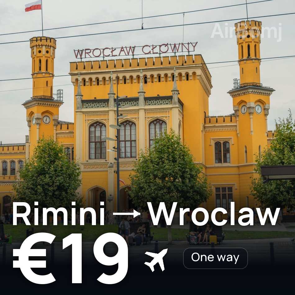 Flugticket: Rimini — Breslau, €19