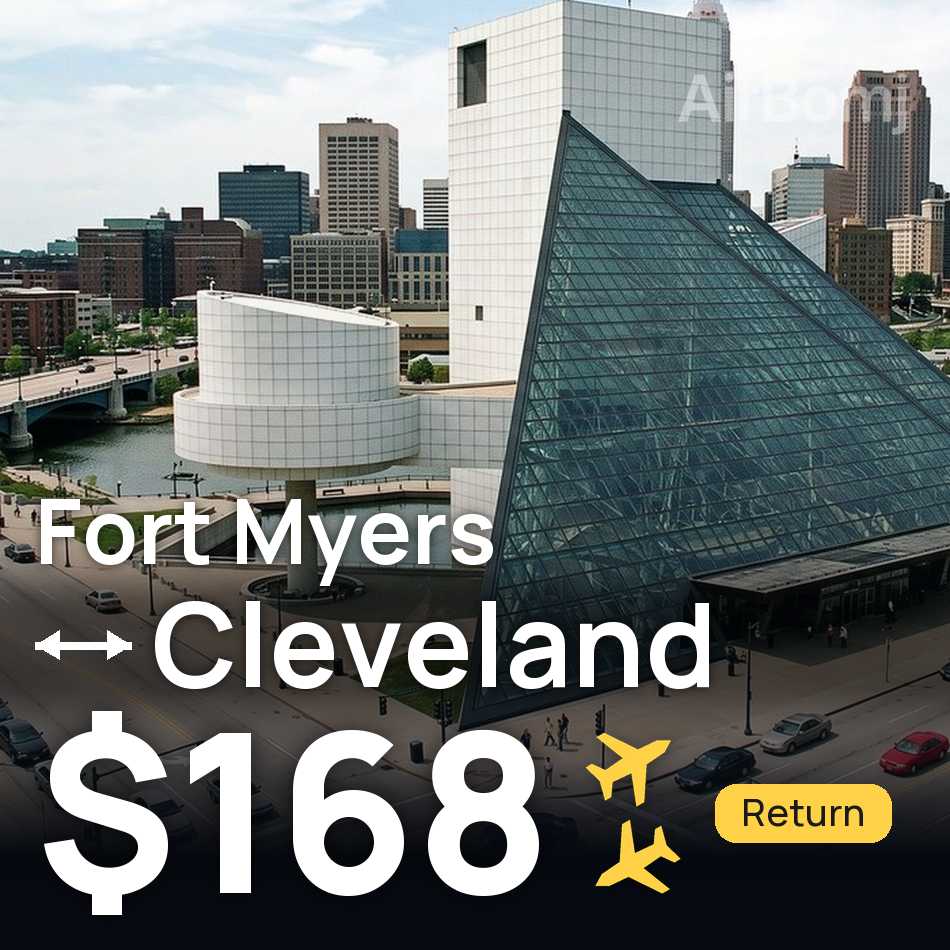 Bilet de avion: Fort Myers — Cleveland, $168