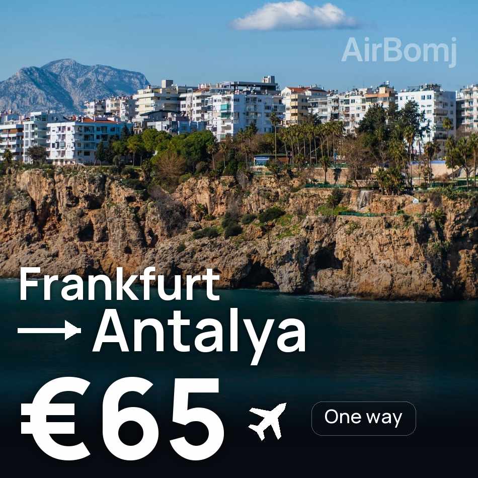 Flugticket: Frankfurt am Main — Antalya, €65