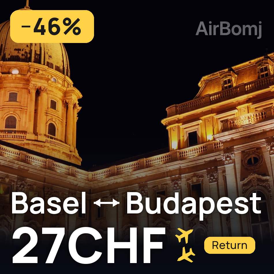 Billet d'avion : Bâle — Buda, 27CHF