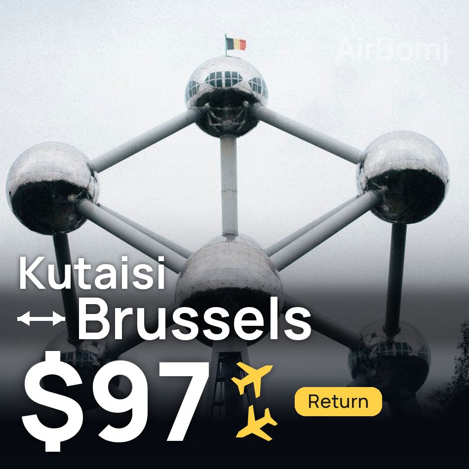 Passagem aérea: Kutaisi — Bruxelas, $97