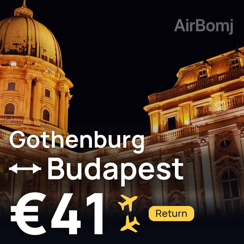 Biglietto aereo: Göteborg — Buda, €41