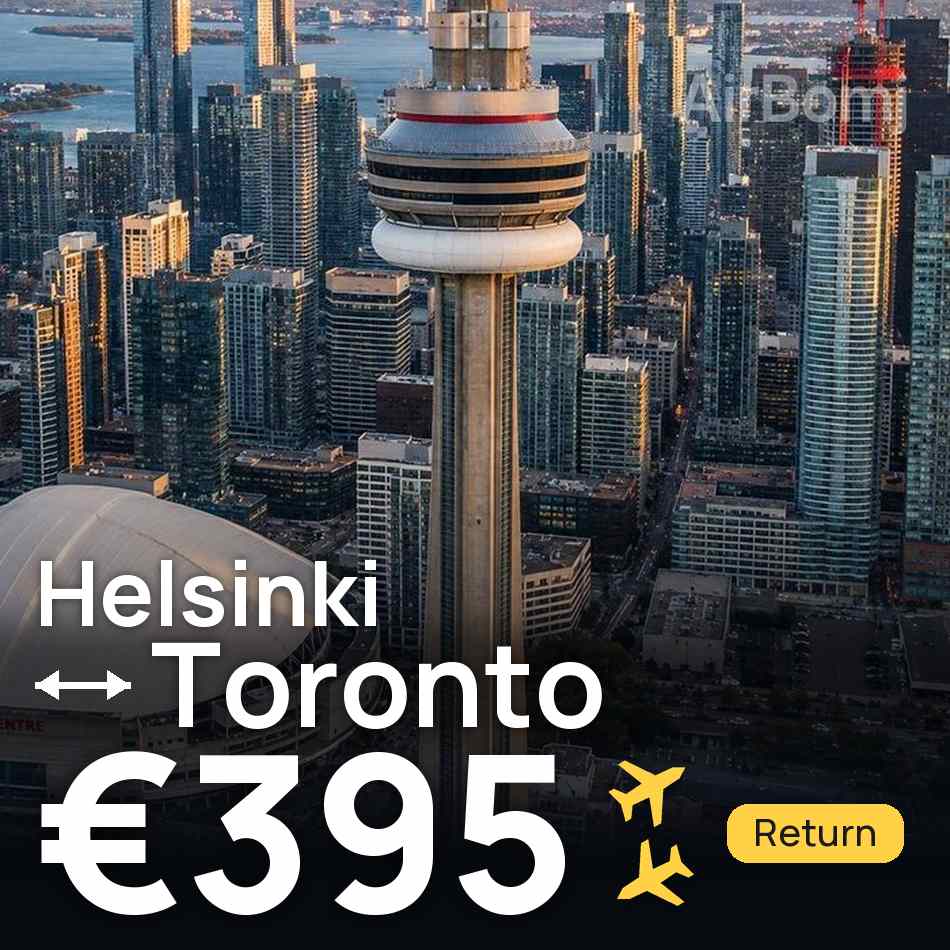 Bilet de avion: Helsinki — Toronto, €395