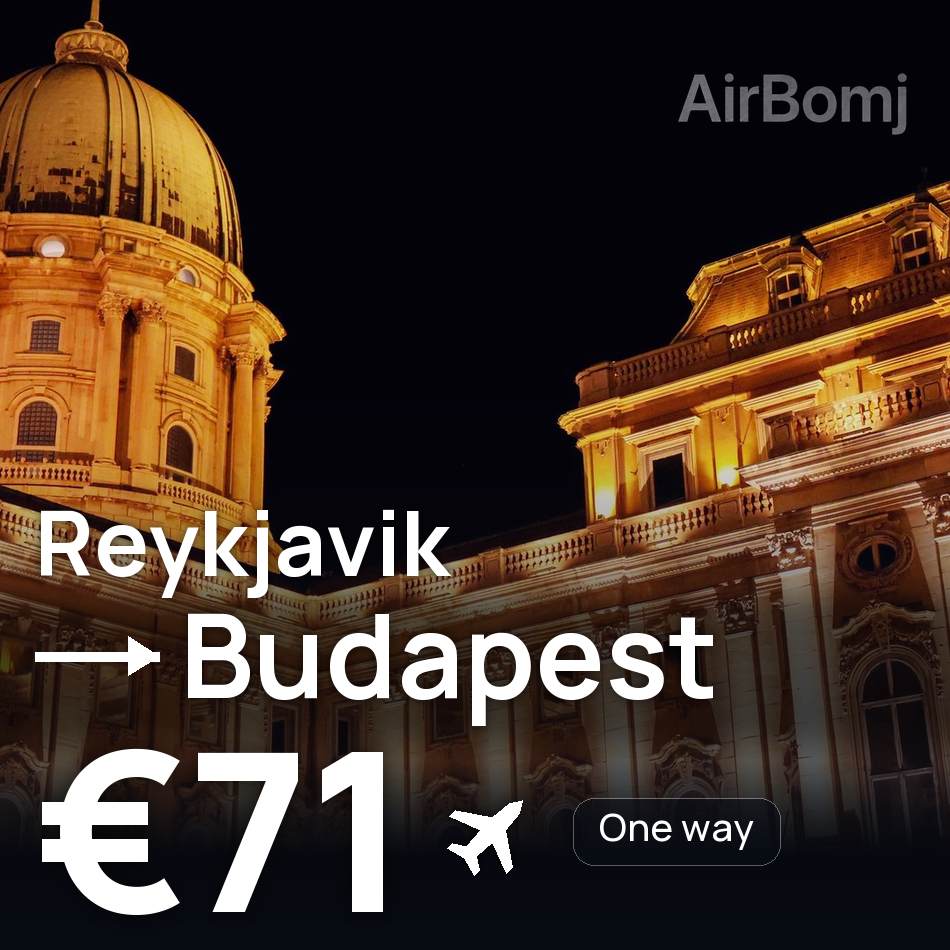 Billet d'avion : Reykjavik — Buda, €71
