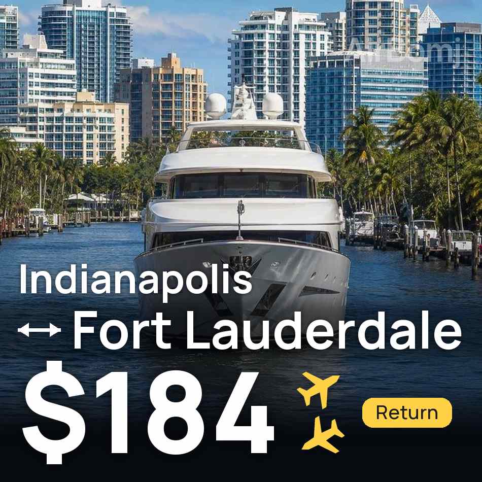 Billete de avión: Indianápolis — Fort Lauderdale, $184