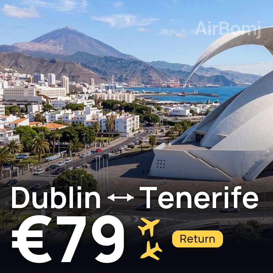 Flugticket: Dublin — Teneriffa, €79